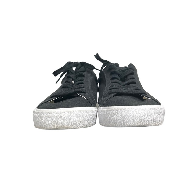 Madewell‎ | Sidewalk Low-Top Sneakers Black Canvas W:9 M:7.5 - Picture 4 of 11